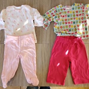 2 two piece outfits.